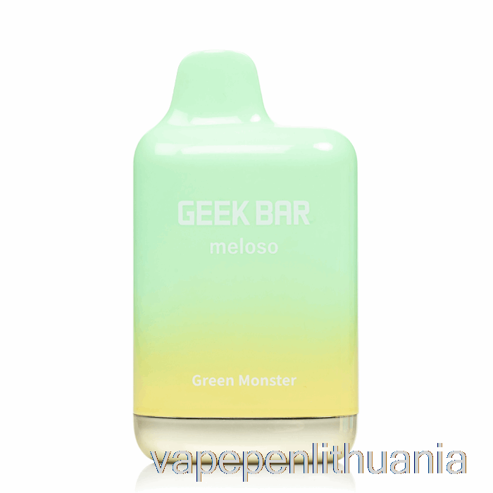 Geek Bar Meloso Max 9000 Vienkartinis Green Monster Vape Skystis